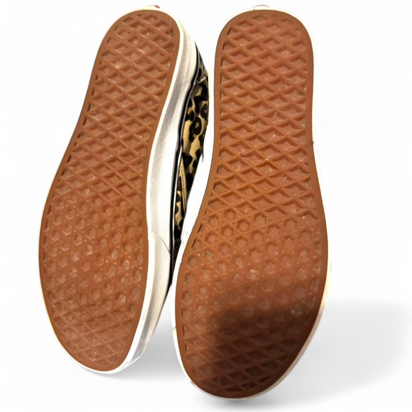 Vans | Leopard Animal Print Slip-On Sneakers | 7.5 - Picture 7 of 8